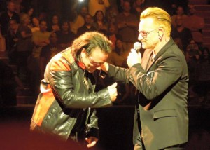 Joe Hier and Bono